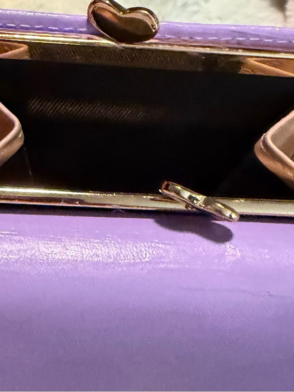 Lavender Bow Chain Shoulder Bag - Unbranded - Picture 9 of 12
